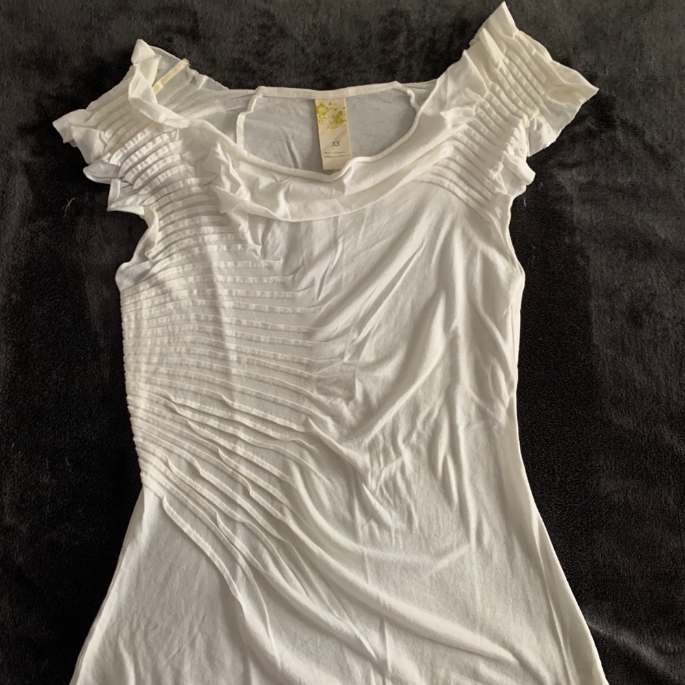 Cap sleeved cotton tee from Anthropologie